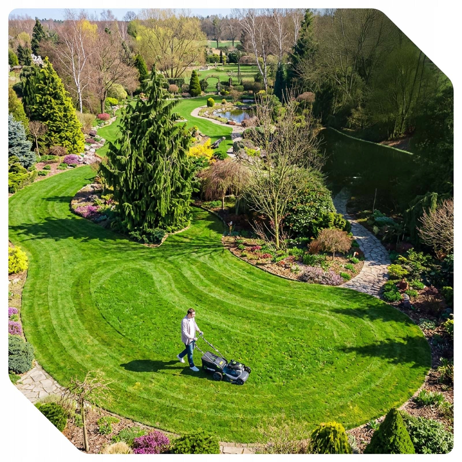 2X AKU 6 AH CORDLESS BRUSHLESS LAWN MOWER SOLID WUBER Manufacturer code W04802