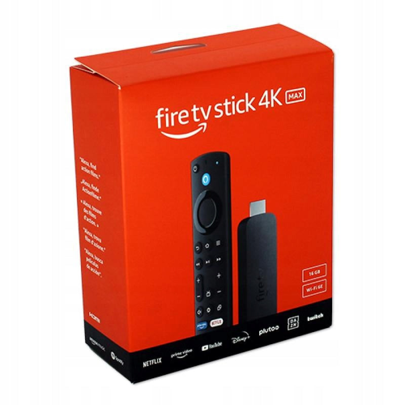 2X Amazon Fire TV Stick 4K MAX 2023 WiFi 6e Alexa 2nd Generation 16 Model Fire TV Stick 4K Max