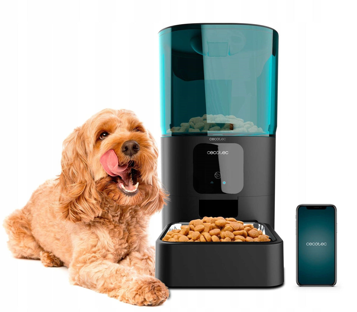 2X Automatic Pet Food Dispenser Cecotec Pumba 6000 Purrfect Manufacturer code 8435484095655