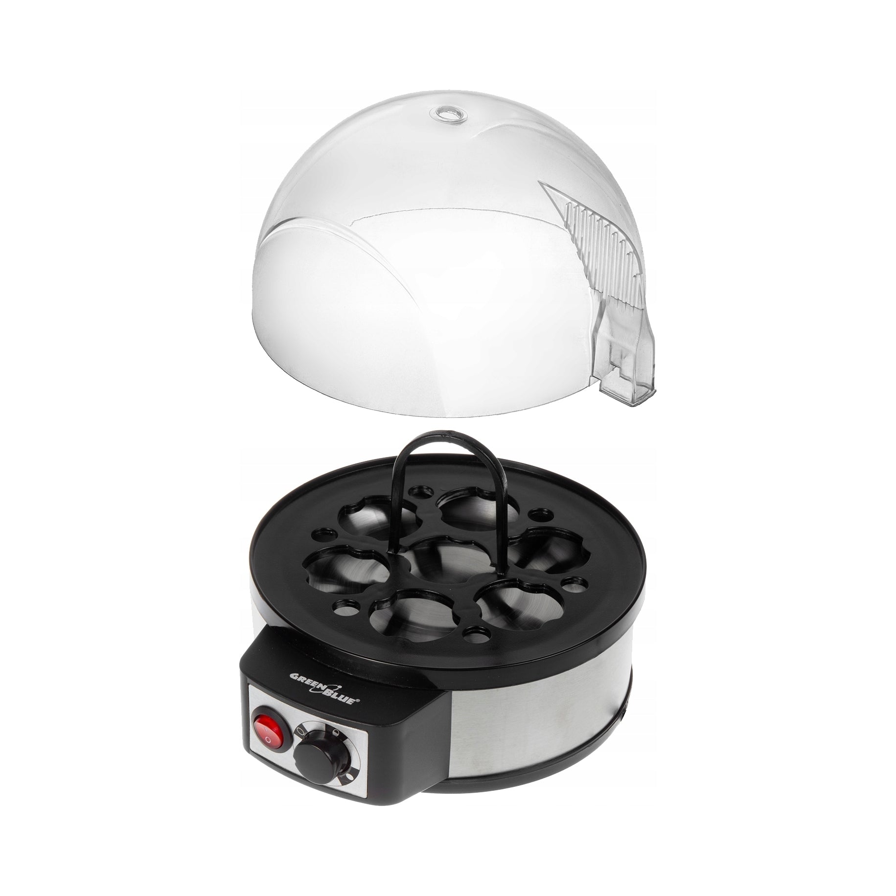 2X Automatic egg cooker GreenBlue, power 400W, up to 7 eggs, scoop, 220-240V~