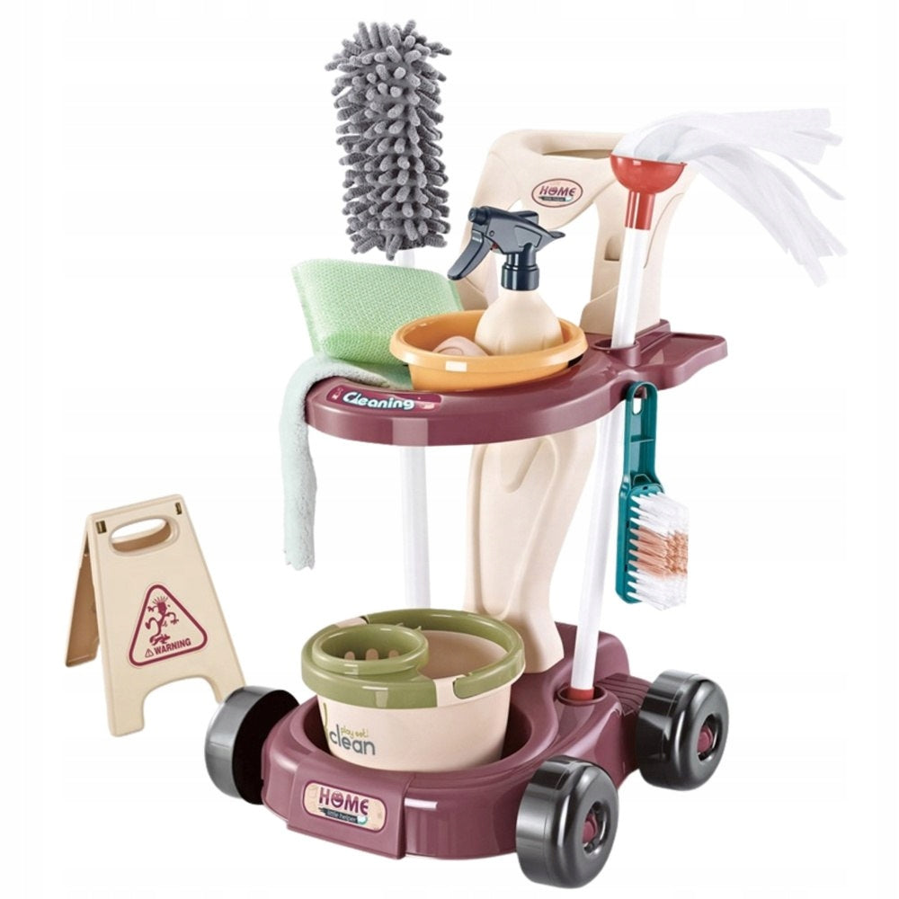 2X Baby Cleaning Kit Trolley Mop Bucket Vacuum Cleaner 26 el. Brand LEAN Toys