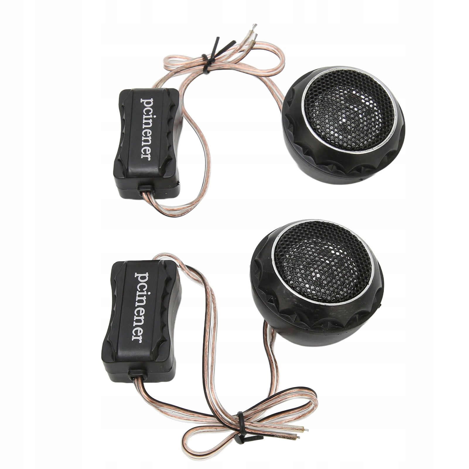 2X CAR SPEAKERS TWEETER CONES WHISTLES 140W Packaging status original