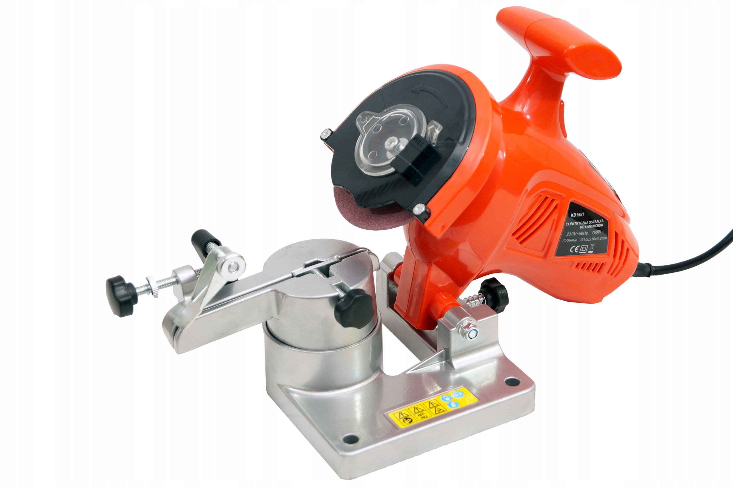 2X CHAIN SHARPENER 760W electric 7500 rpm 2 discs - Kraft&De