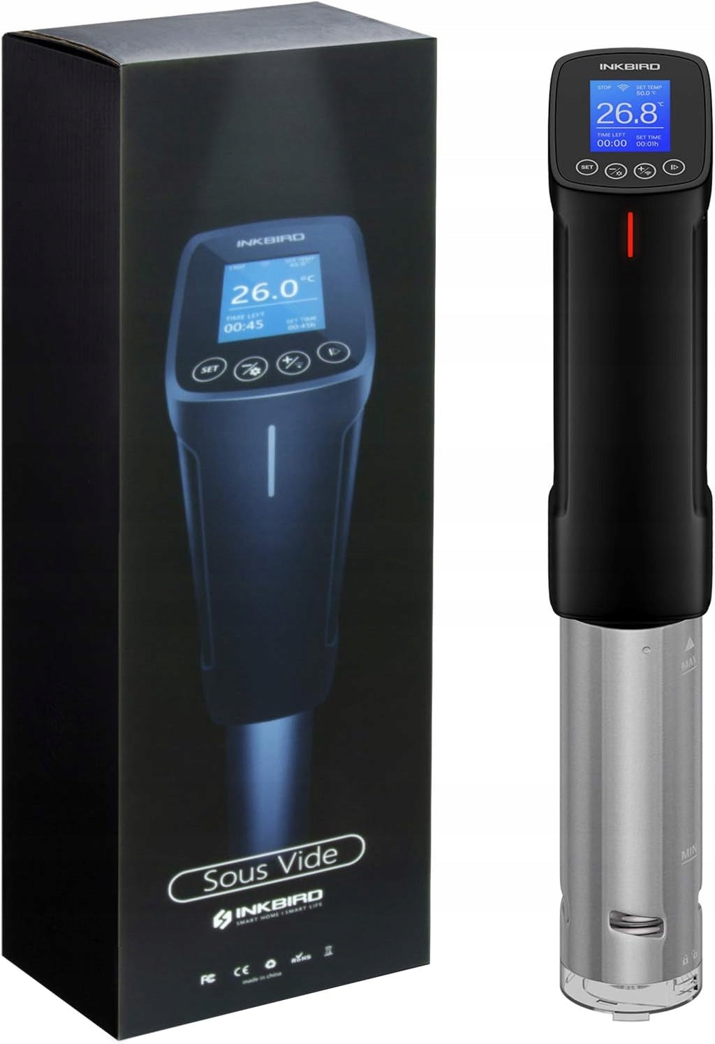 2X CIRCULATOR SOUS VIDE 1000W WIFI THERMOSTAT 25-99°C TIMER LCD Brand no brand