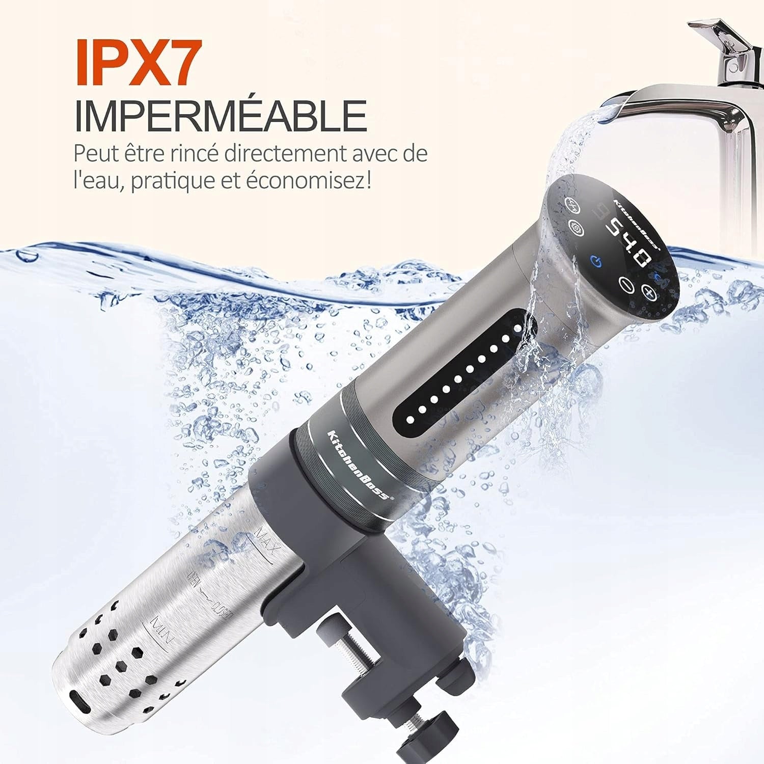 2X CIRCULATOR SOUS VIDE 1100W LED TIMER IPX7 STAINLESS STEEL 40 – 90°C Brand no brand