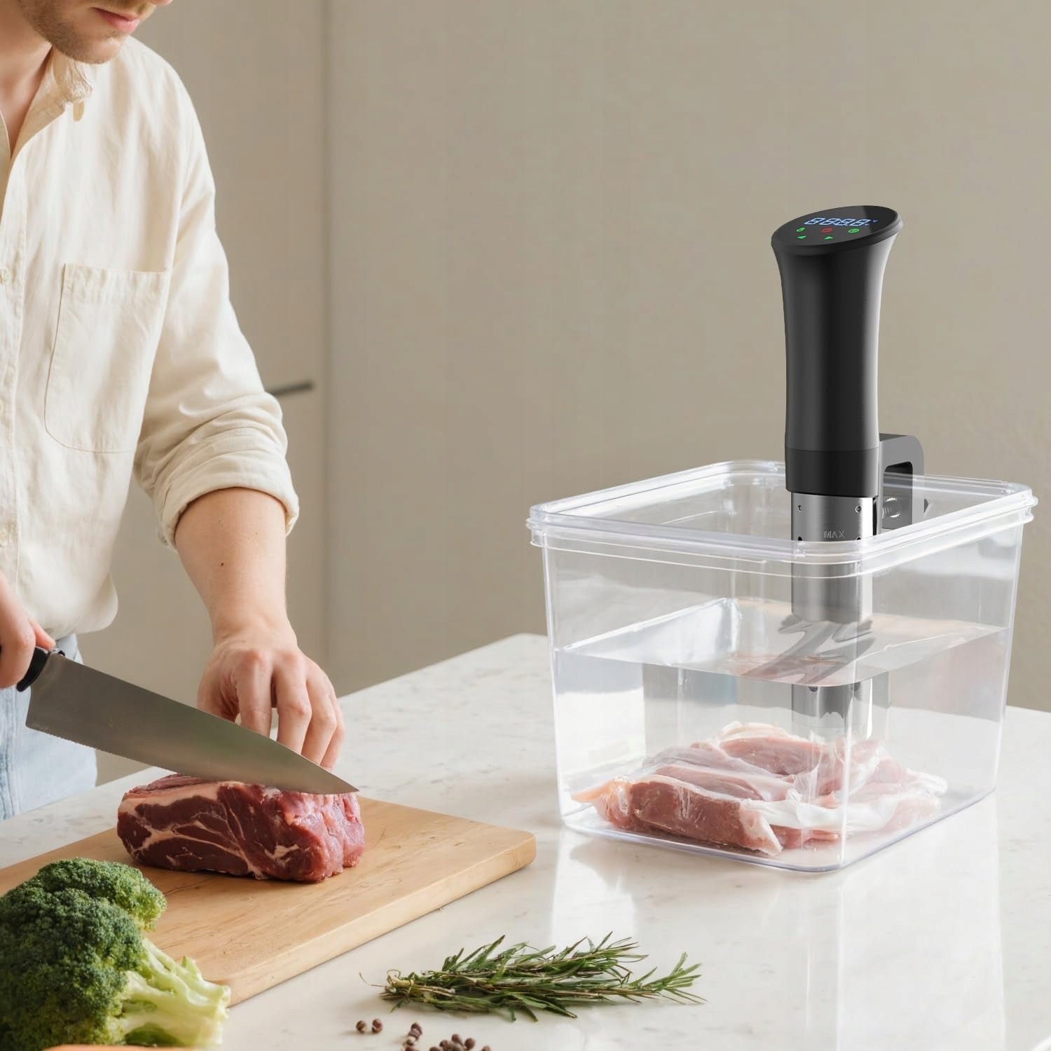 2X CIRCULATOR SOUS VIDE 770W LED TIMER PRECISE COOKING 25-92°C Brand no brand