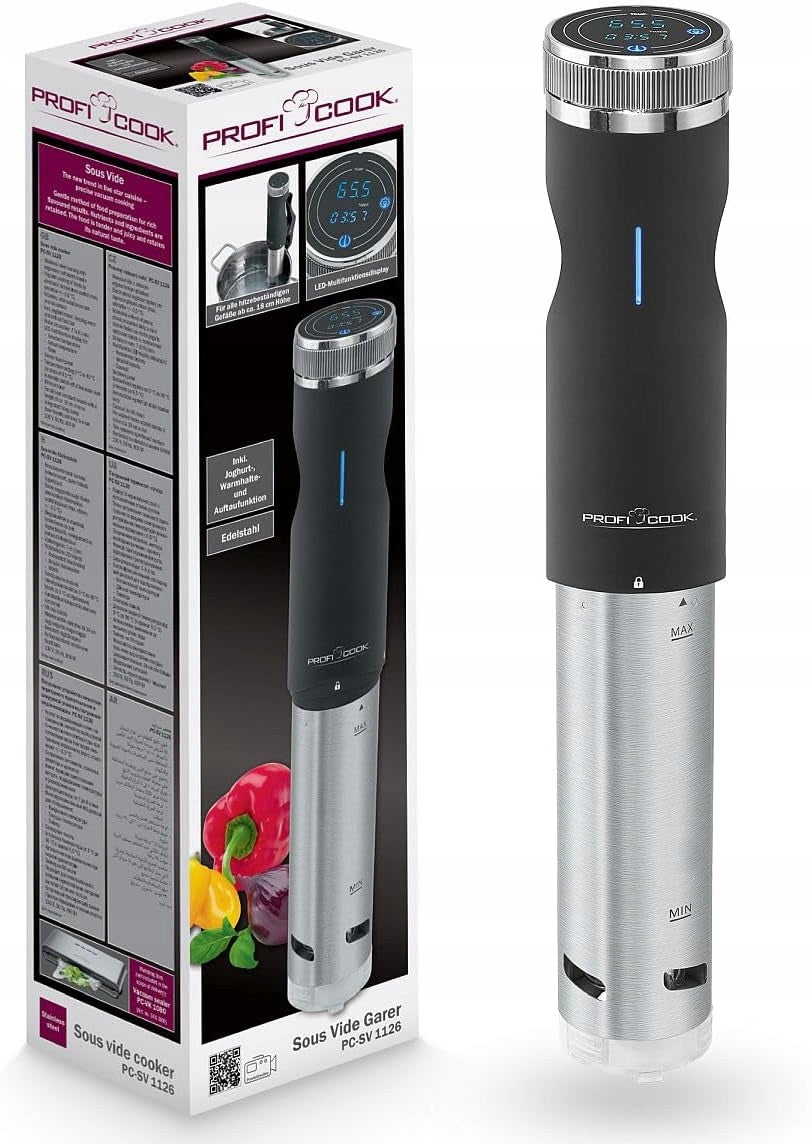 2X CIRCULATOR SOUS VIDE 8L 800W LED TOUCH PANEL TIMER 0–90°C