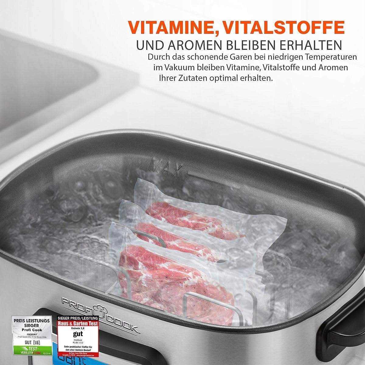 2X COMBINED SOUS VIDE AND SLOW COOKER 8,5L LCD TIMER 72H 45–90°C 520W Brand no brand