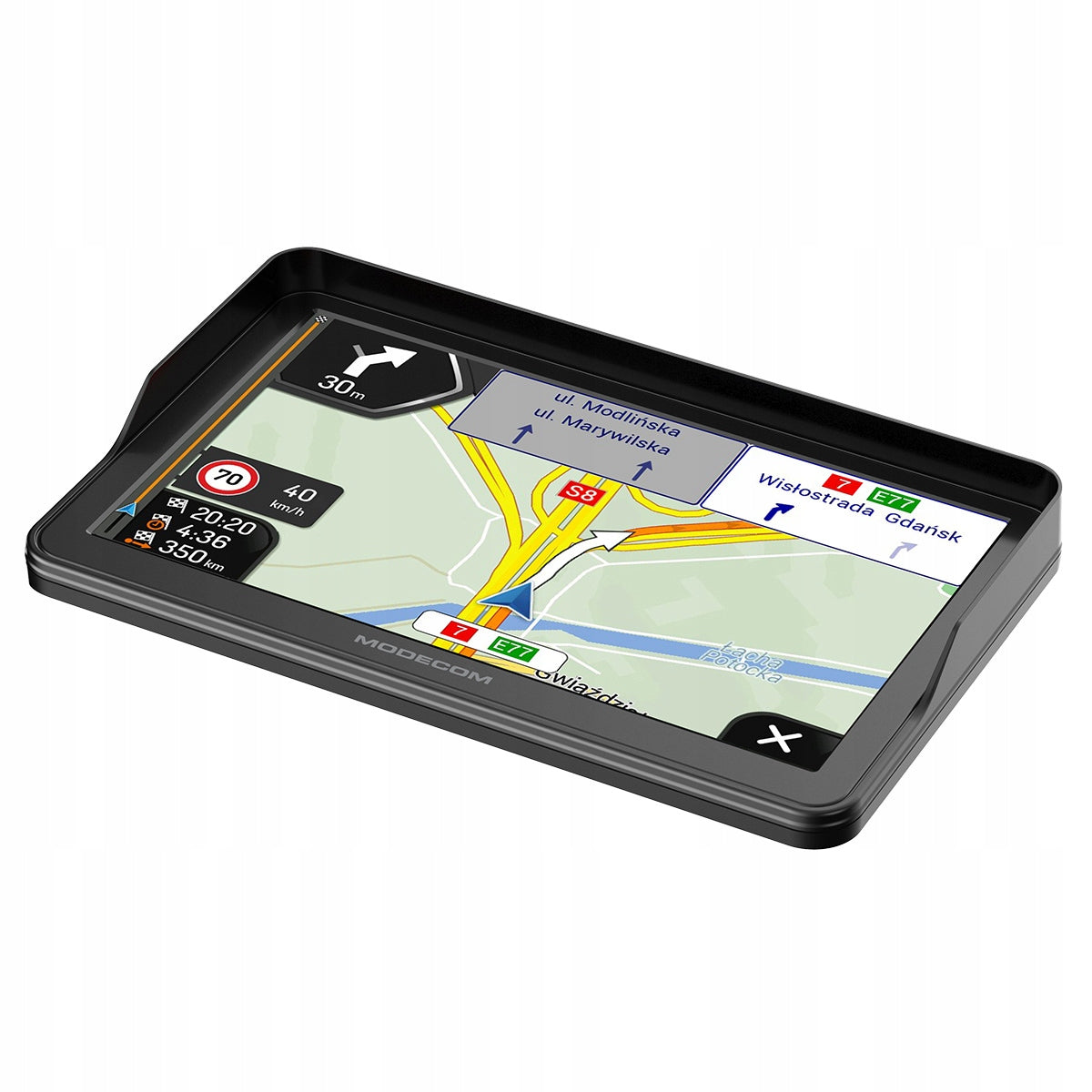 2X Car Navigation MODECOM FreeWAY CX 7.3 iGO Navigation Truck Model NAV-FREEWAYCX73-IGO-EU