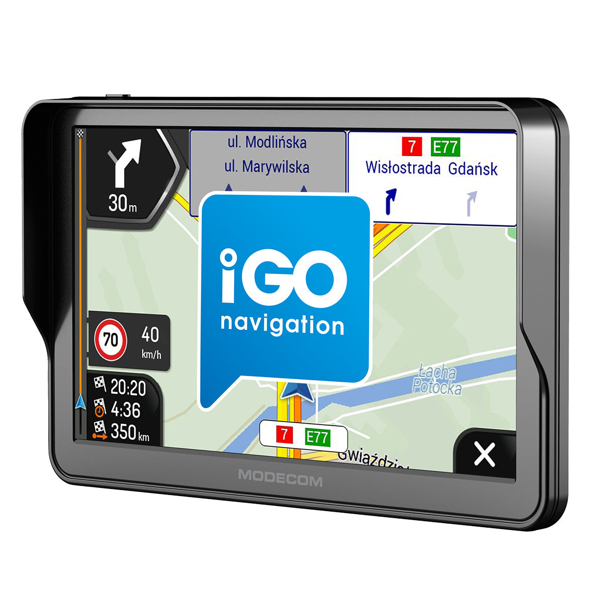 2X Car Navigation MODECOM FreeWAY CX 7.3 iGO Navigation Truck
