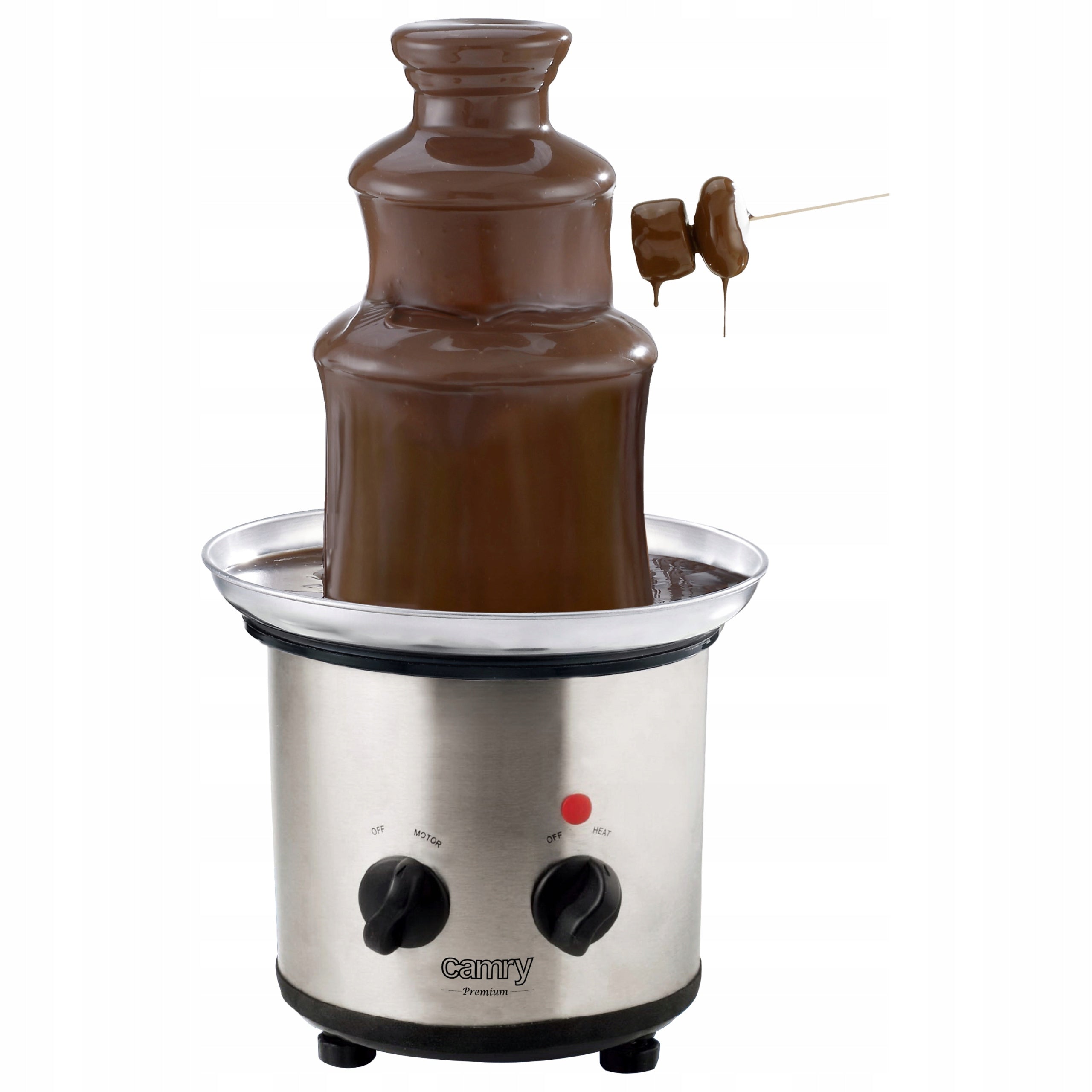 2X Chocolate Fountain Chocolate Machine 650ml 320W Strong Heater Brand Camry