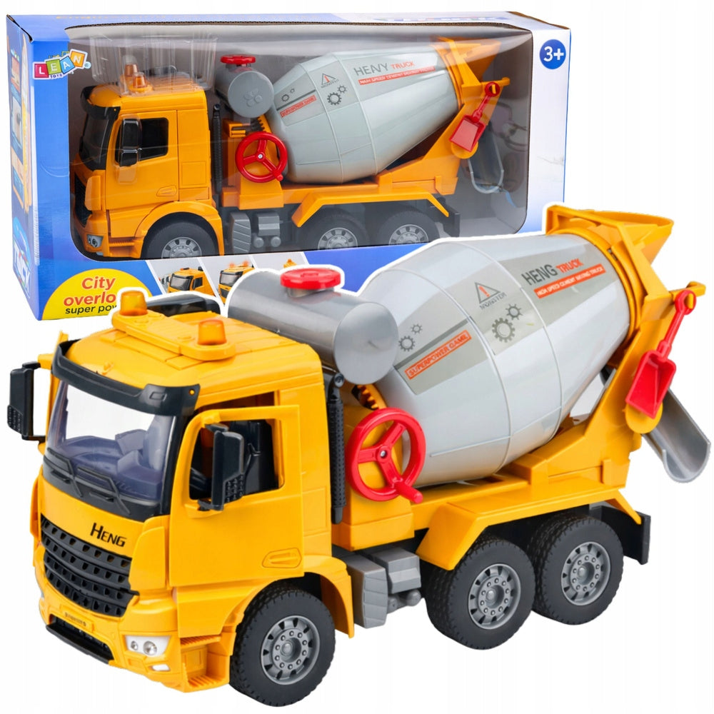 2X Concrete Mixer Toy Construction Truck Lights Sound Opening Doors