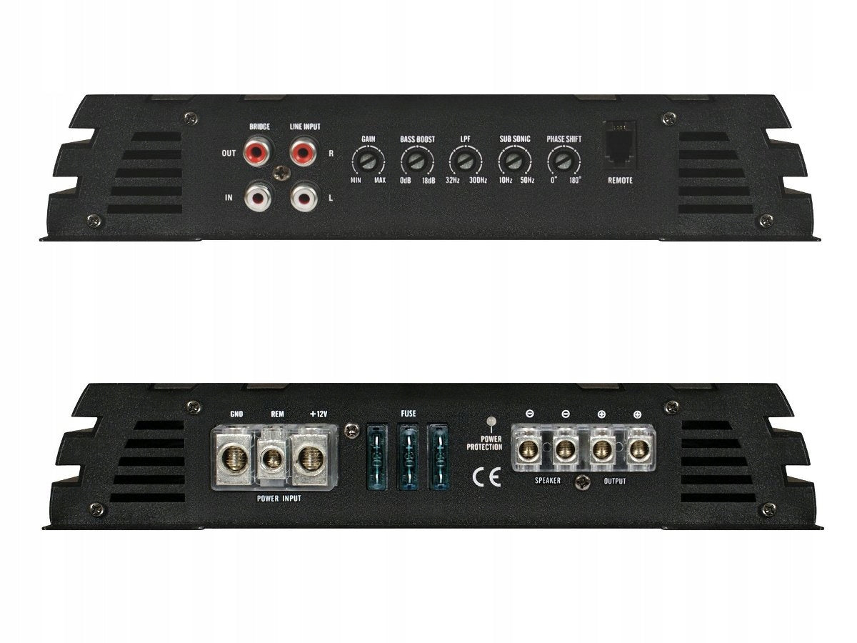 2X Crunch GPX2200.1D Monoblock Car Amplifier + Remote Control Brand Crunch