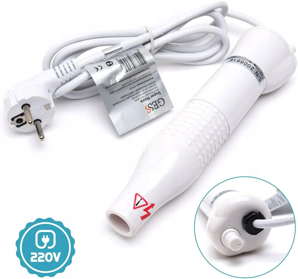 2X DARSONVAL DEVICE FOR FACE AND BODY HF 4 ELECTRODES