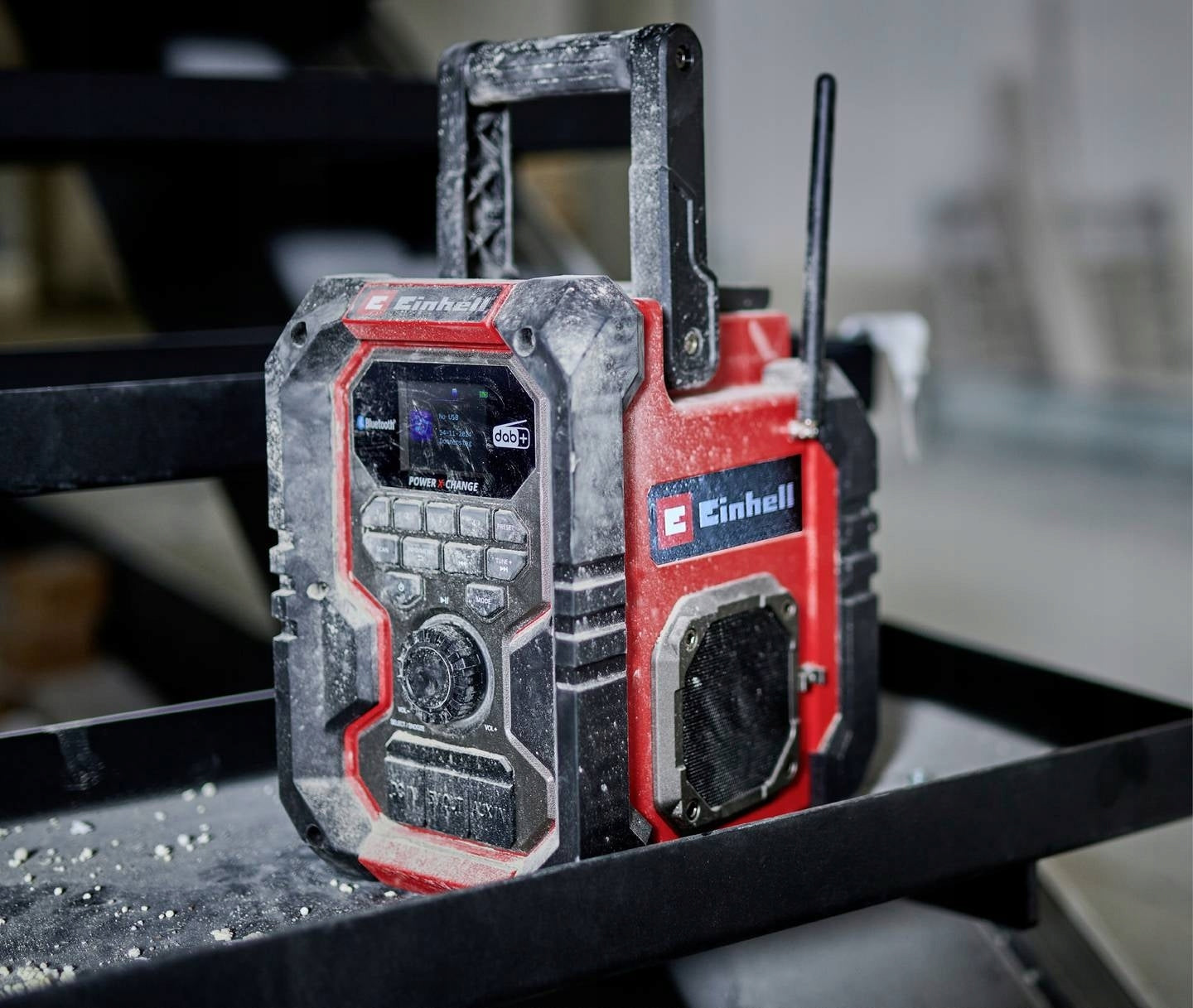2X EINHELL RADIO TE-CR 18 Li DAB+ FM/BT SOLO Brand Einhell