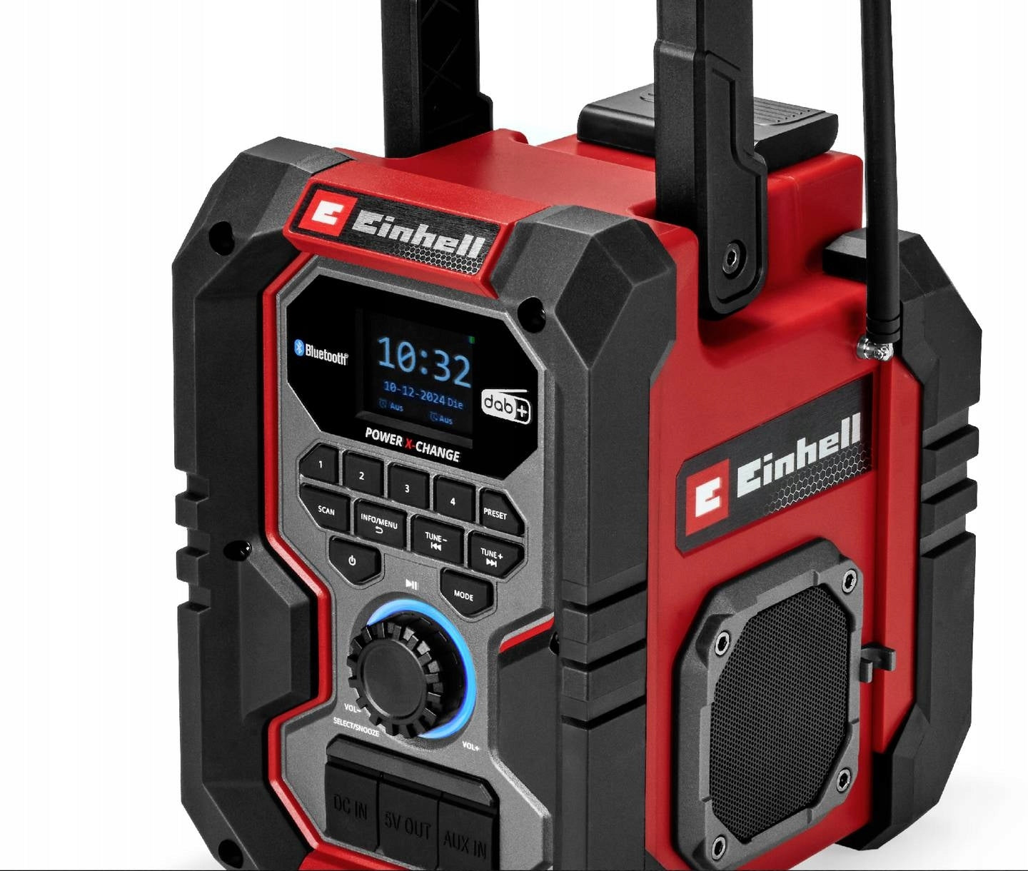 2X EINHELL RADIO TE-CR 18 Li DAB+ FM/BT SOLO Series TE-CR 18 Li
