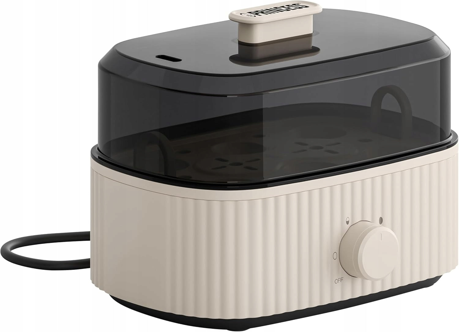 2X ELECTRIC EGG COOKER 6 EGGS STAINLESS STEEL AUTOMATIC SHUTDOWN 300W