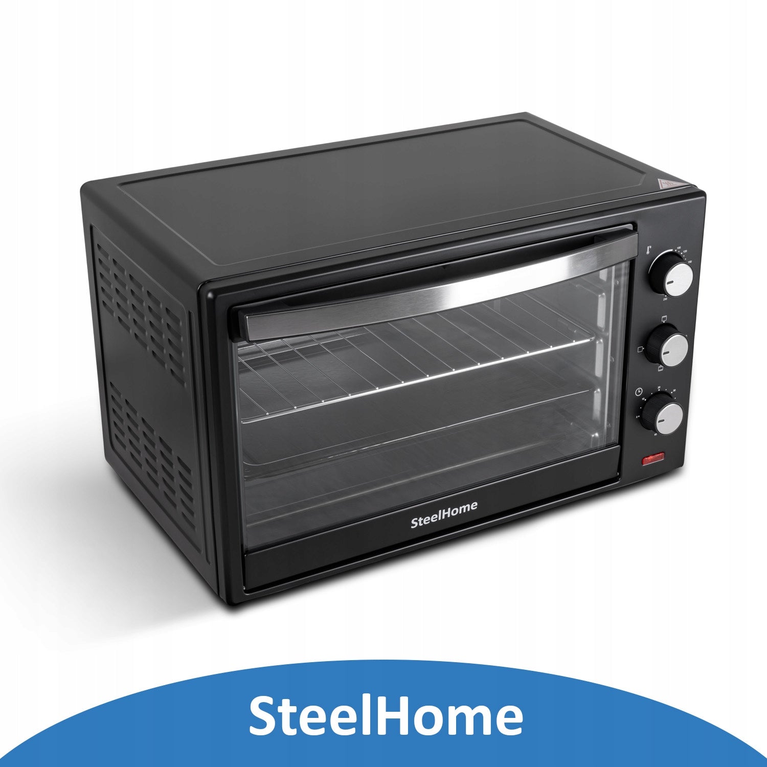 2X ELECTRIC OVEN FREESTANDING TIMER GRATE 250°C 48L 2000W 3 MODES Model JK48C01