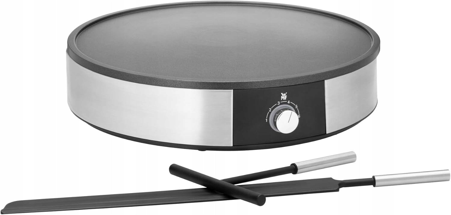2X ELECTRIC PANCAKE MAKER 1600W STAINLESS STEEL NONSTICK COATING