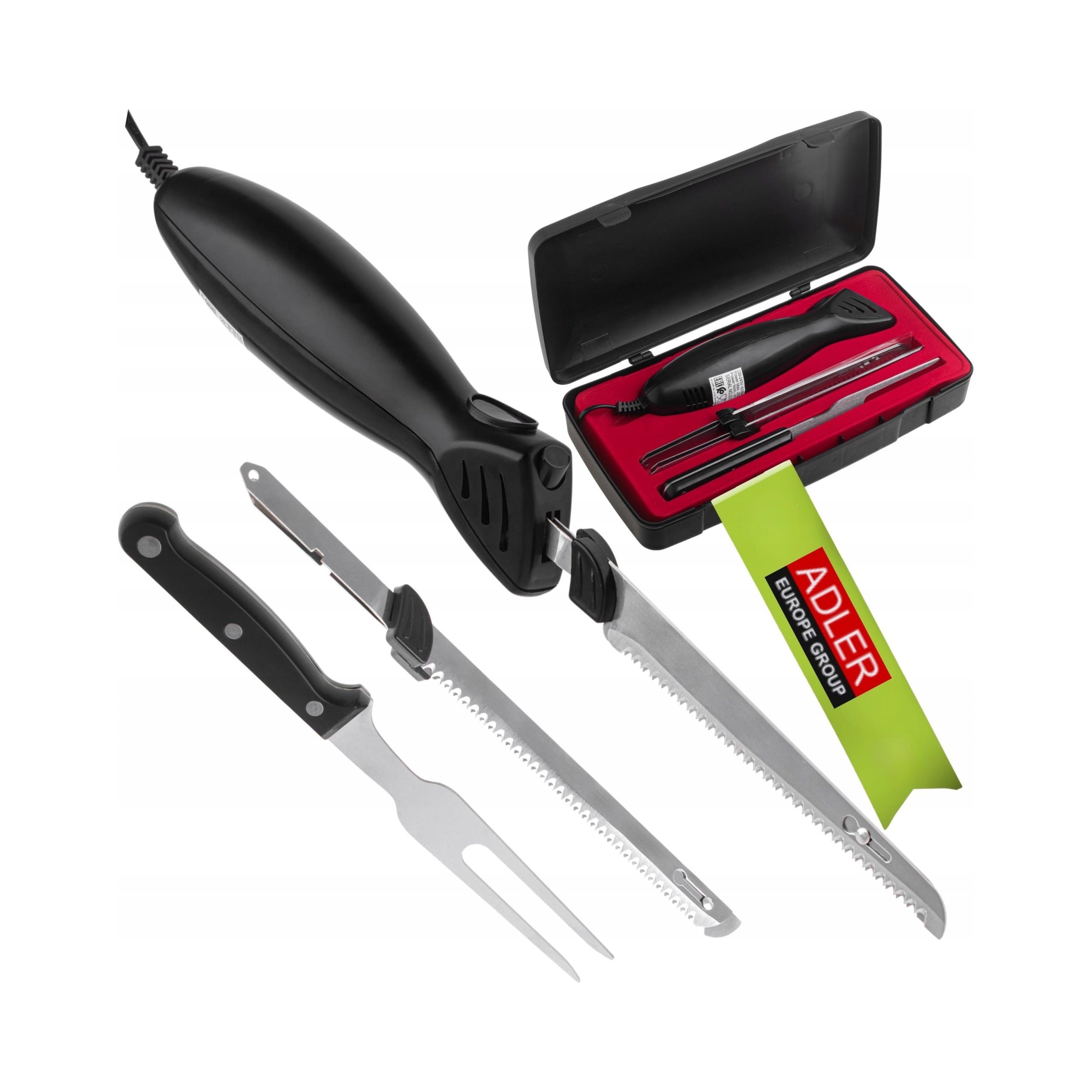 2X ELECTRIC STEEL KNIFE 2 sets of 200W knives for meat frozen food universal