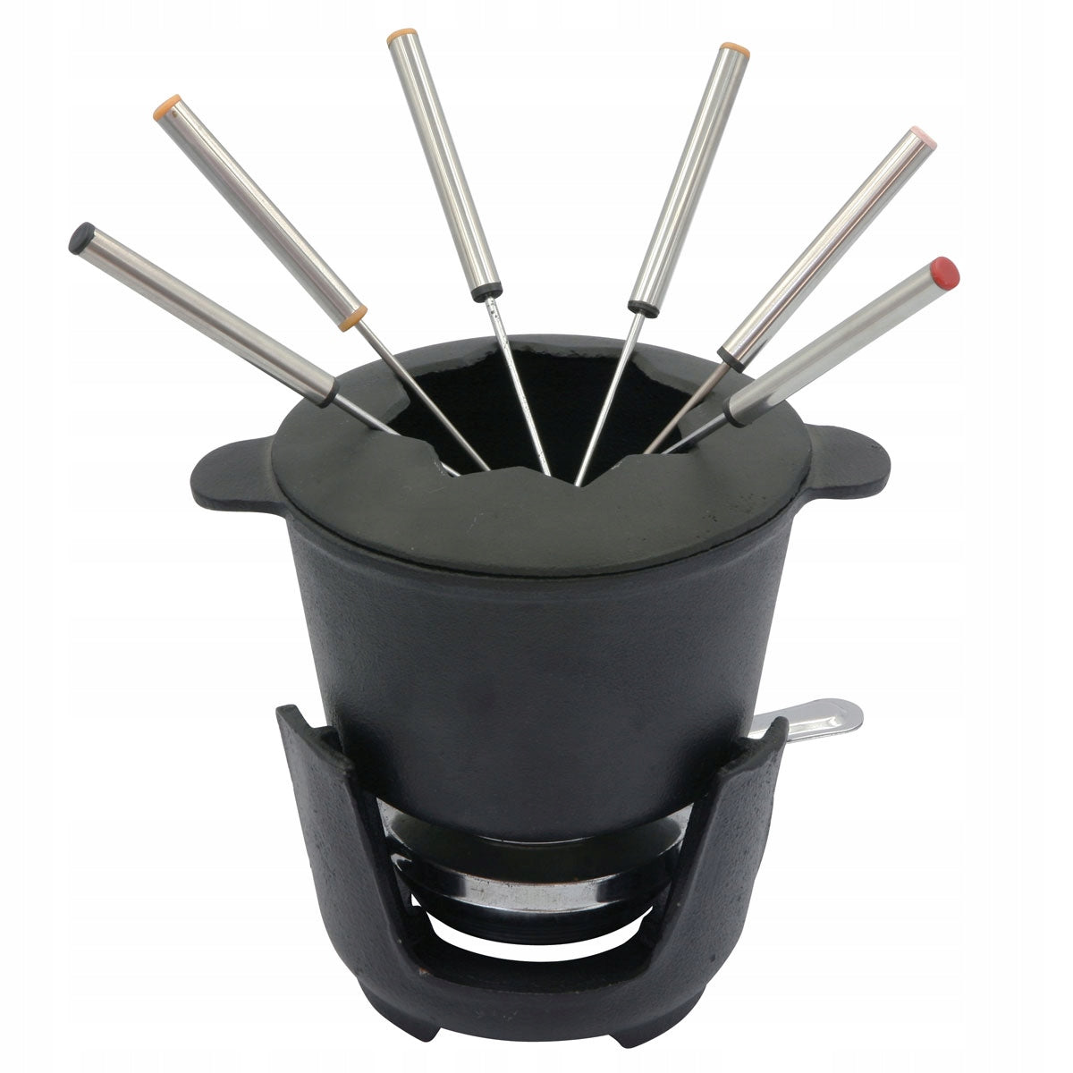 2X FONDUE CAST IRON SET FOR 6 PEOPLE KINGHOFF KH-1195