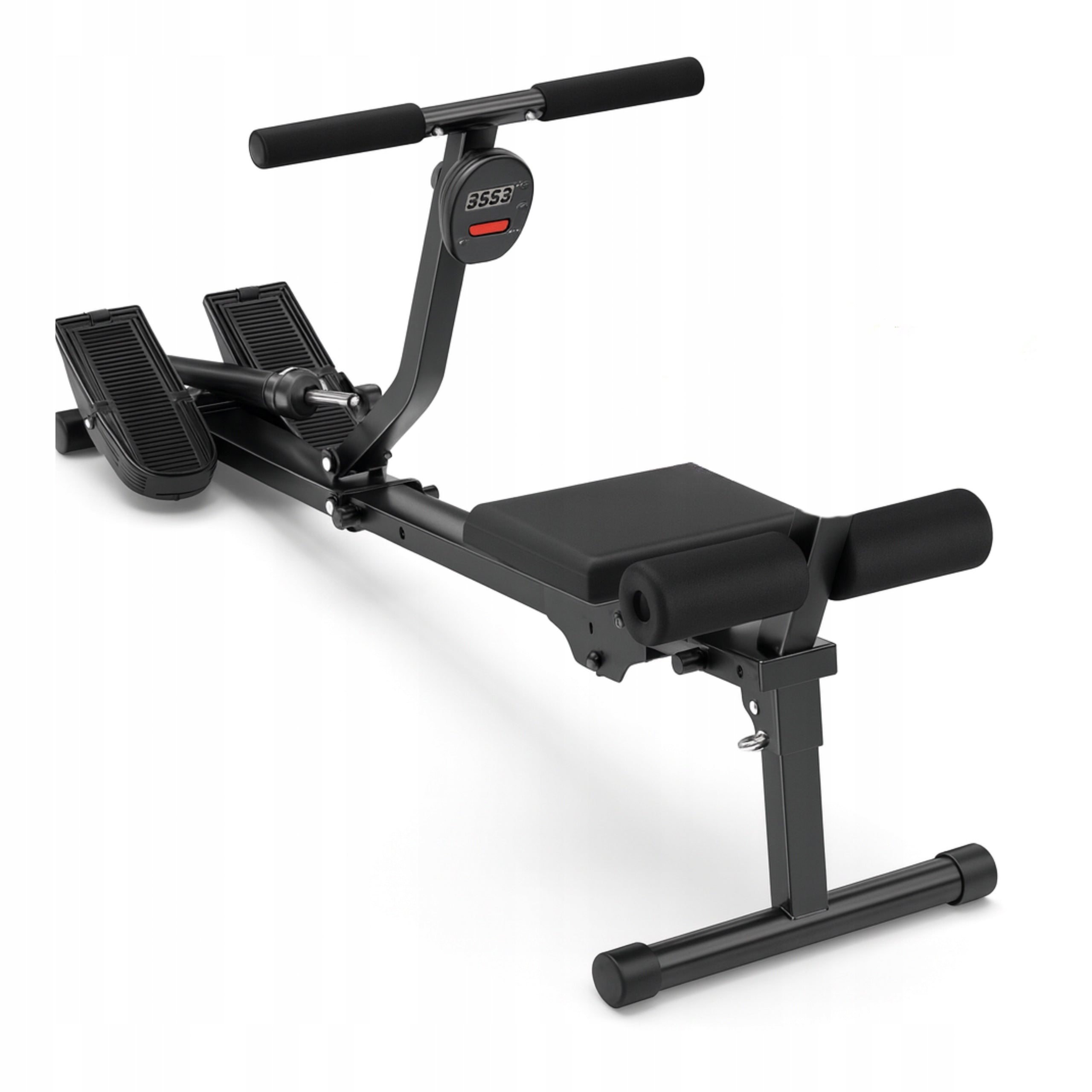 2X HYDRAULIC TRAINING ROWING MACHINE STRONG - resistance adjustment + L display Brand Minexo