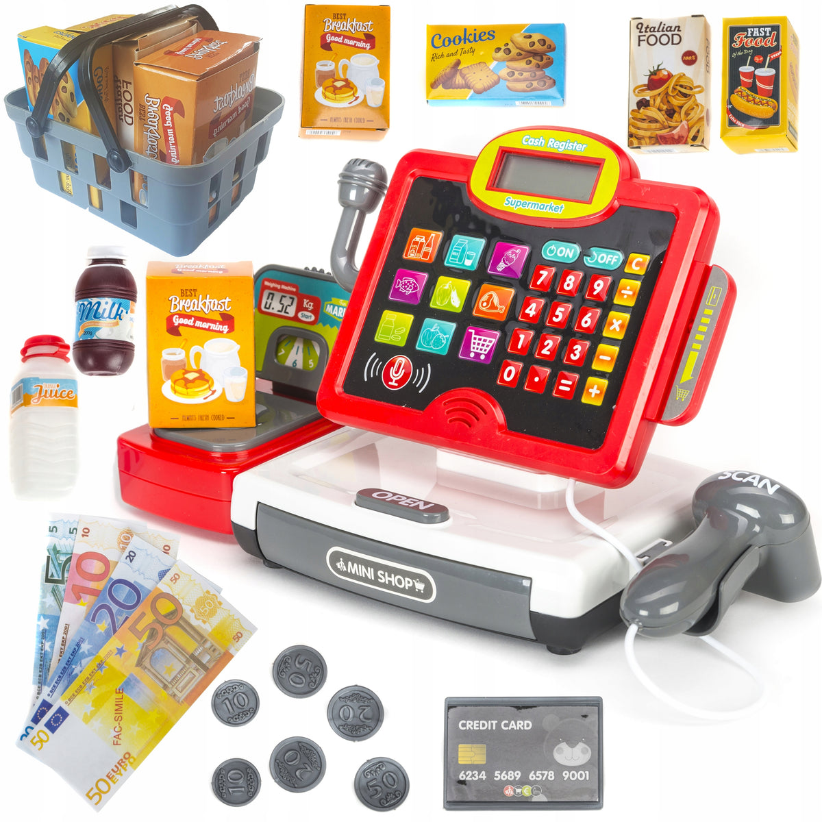 2X INTERACTIVE CASH REGISTER FOR CHILDREN XL MATADI Brand Matadi