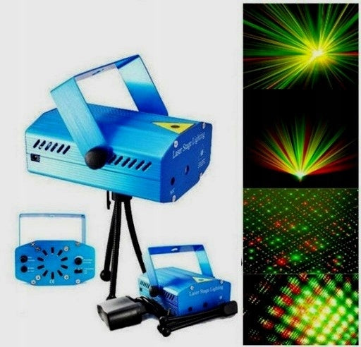 2X LASER PROJECTOR REFLECTOR LED LASER NEW YEAR'S EVE NEW YEAR LED 3D +STA Brand Innap