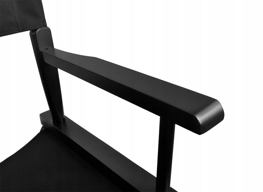 2X MAKEUP CHAIR WOODEN COSMETIC FOLDING MAKE-UP MAKEUP BLACK Brand Beautylushh