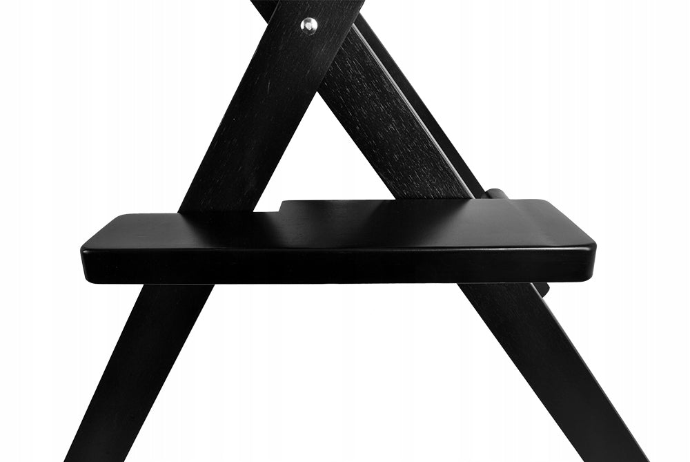 2X MAKEUP CHAIR WOODEN COSMETIC FOLDING MAKE-UP MAKEUP BLACK Model 9917