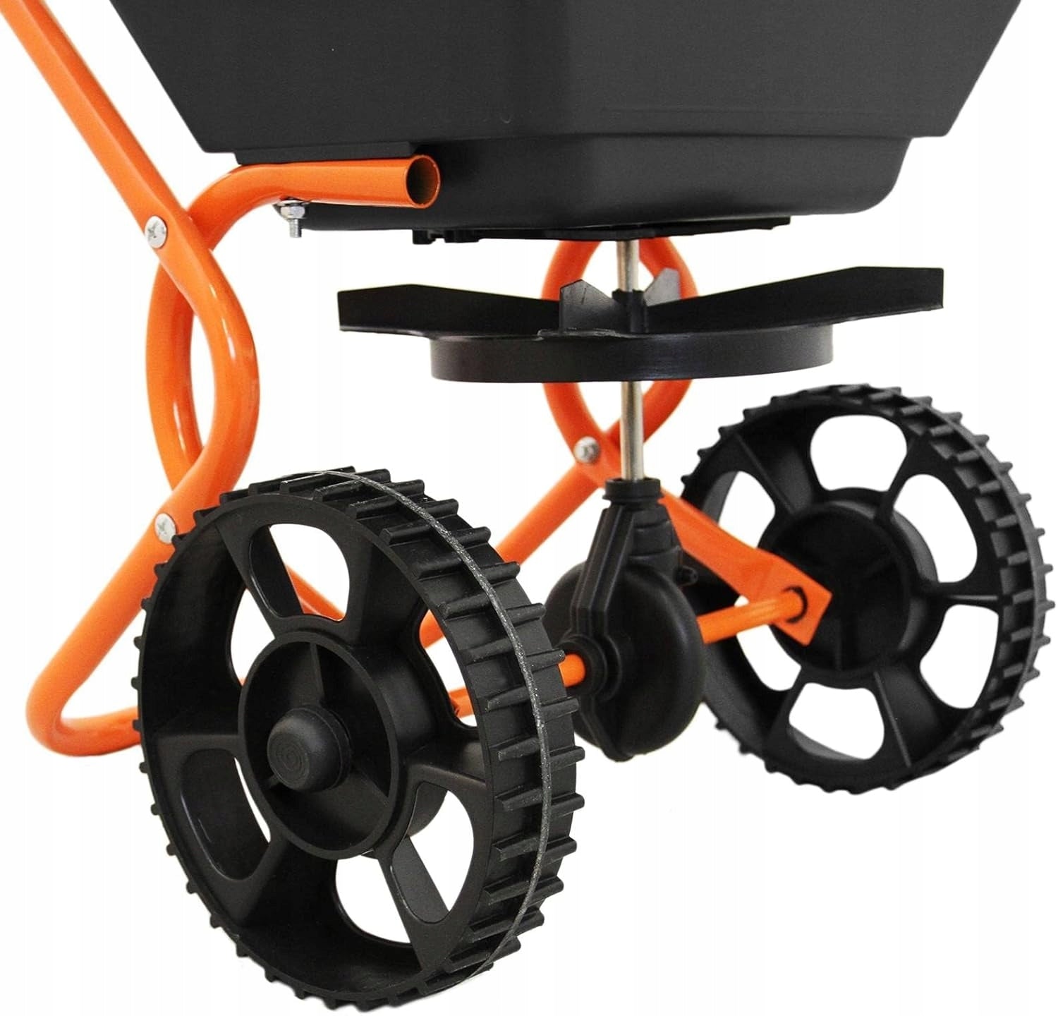 2X MANUAL WHEELBARROW SEED SPREADER FOR GRASS SEEDS SCATTER ADJUSTMENT 15 Series FIXEM