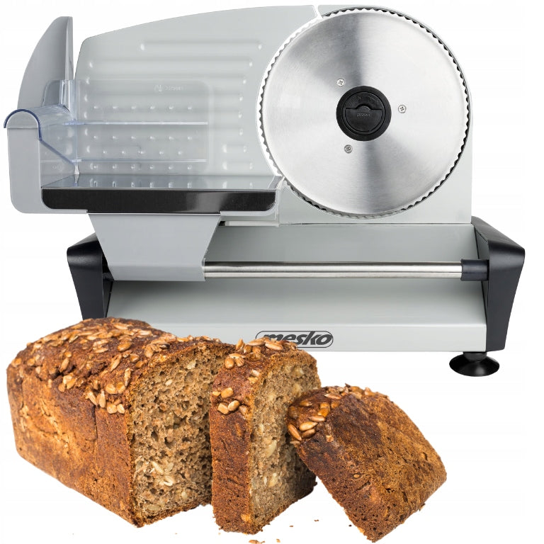 2X MEAT BREAD SLICER ELECTRIC VEGETABLE CHEESE 400W Metal Regula Brand Mesko
