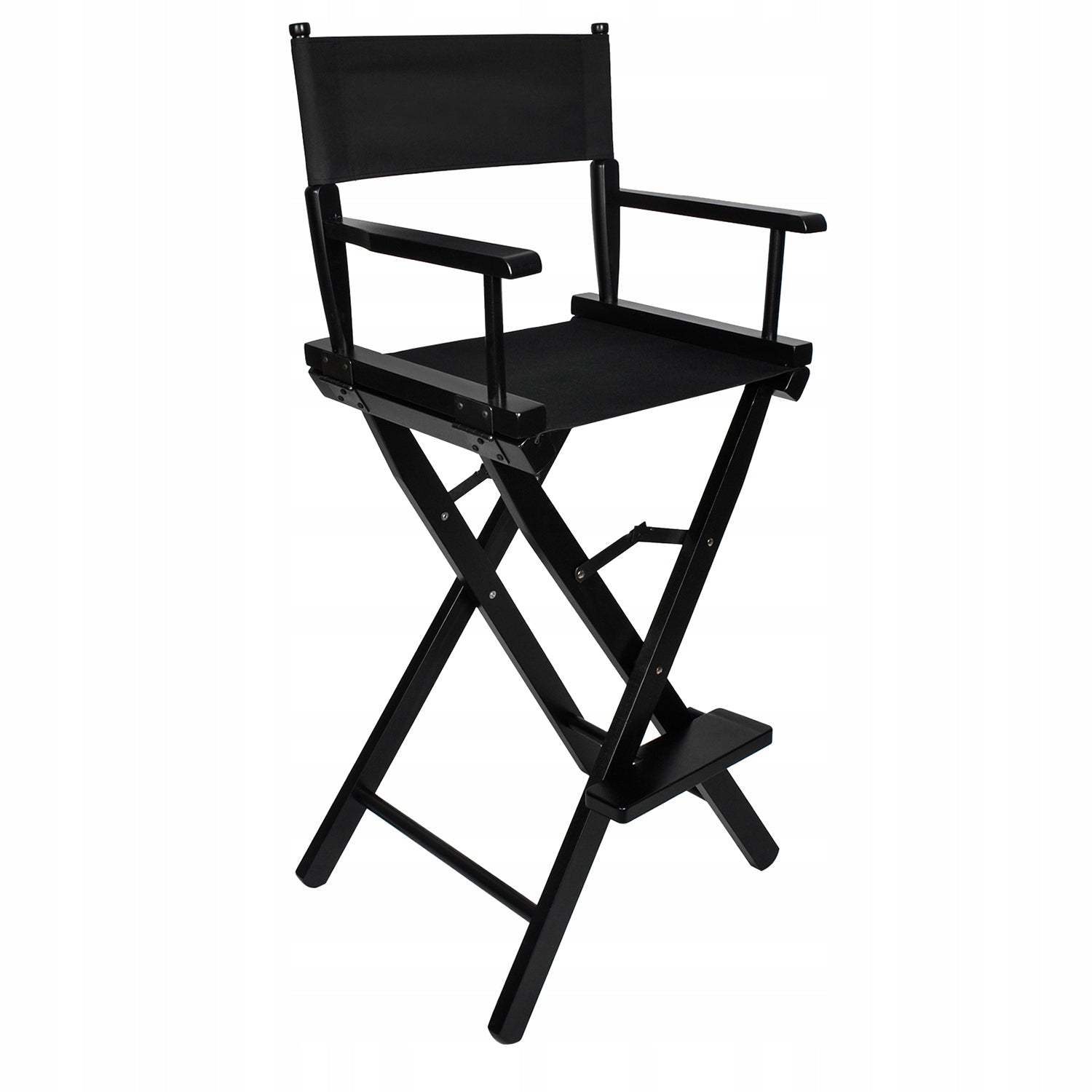 2X Makeup Chair Makeup Folding Cosmetic Make-up Black Wooden