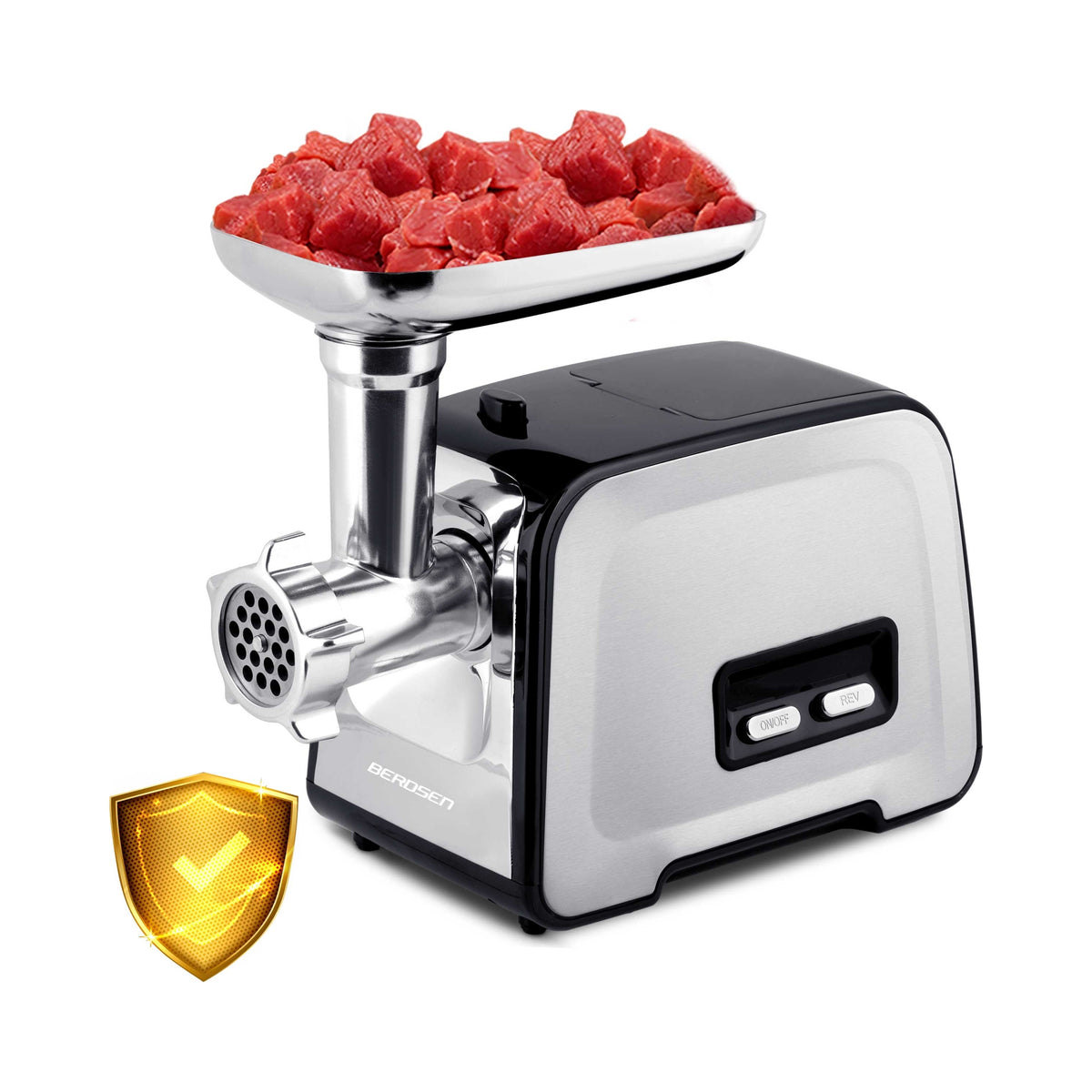 2X Meat grinder BERDSEN vegetable shredder