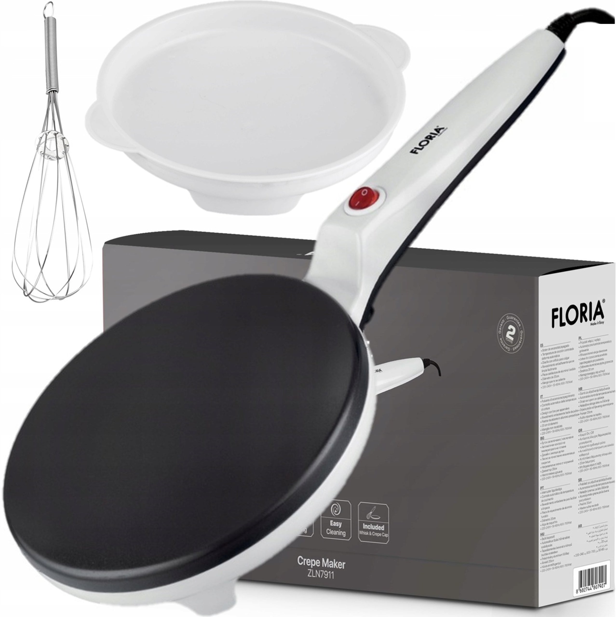 2X PANCAKE MAKER ELECTRIC PANCAKE PAN FAST WITHOUT FAT ZEST Power rating 700 W