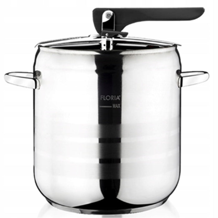 2X PRESSURE COOKER PRESSURE POT FLORIA 12LT STEEL INDUCTION TUV MODEL ZLN5617