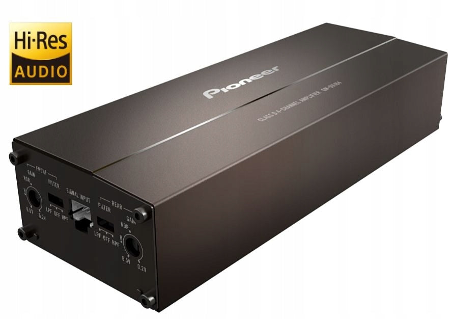 2X Pioneer GM-DX104 Car Amplifier 4 Channel Compact Hi-Res Aud Model GM-DX104
