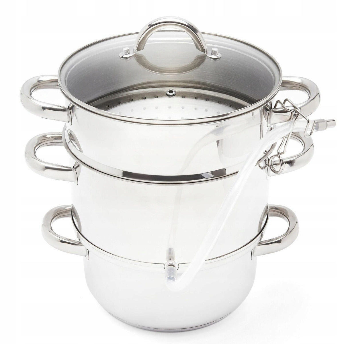 2X STEAM JUICER GAS induction STAINLESS STEEL pot Konighoffer 5 L