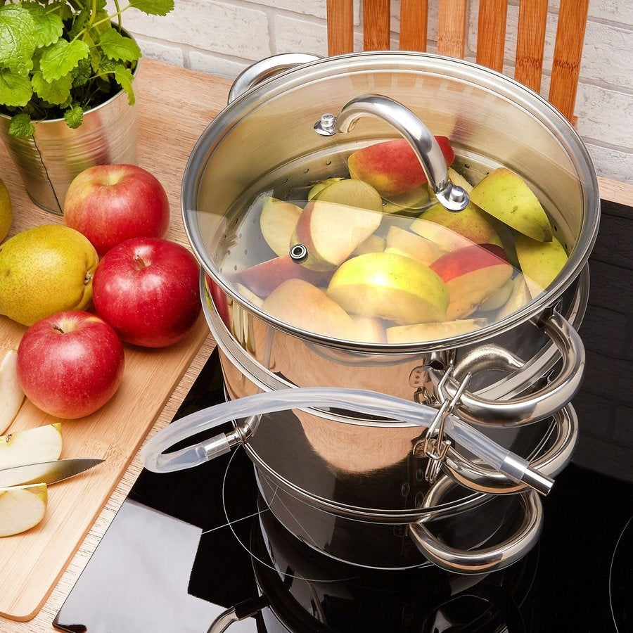 2X Set JUICER Steel JUGS Pot INDUCTION JUICE GAS Konighoffer Capacity 8 l