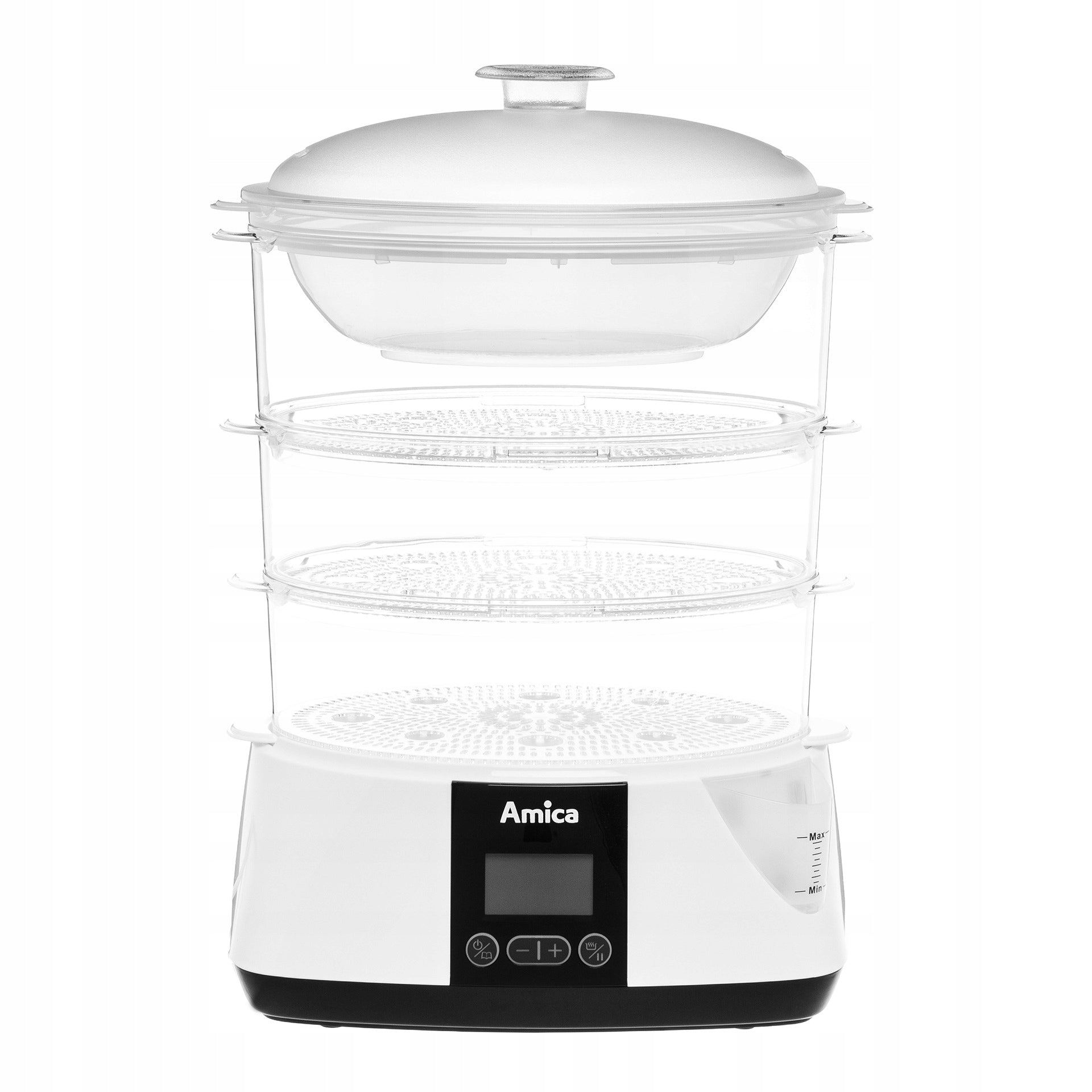 2X Steamer AMICA PT 3012 Dominant color white
