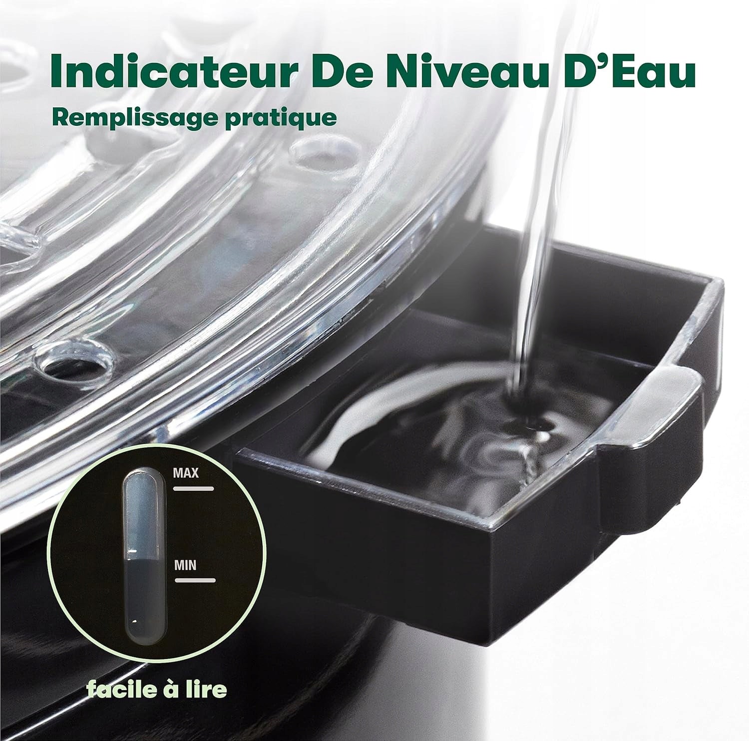 2X TWO-LEVEL ELECTRIC STEAMER 7L WITH AUTOMATIC SHUTDOWN
