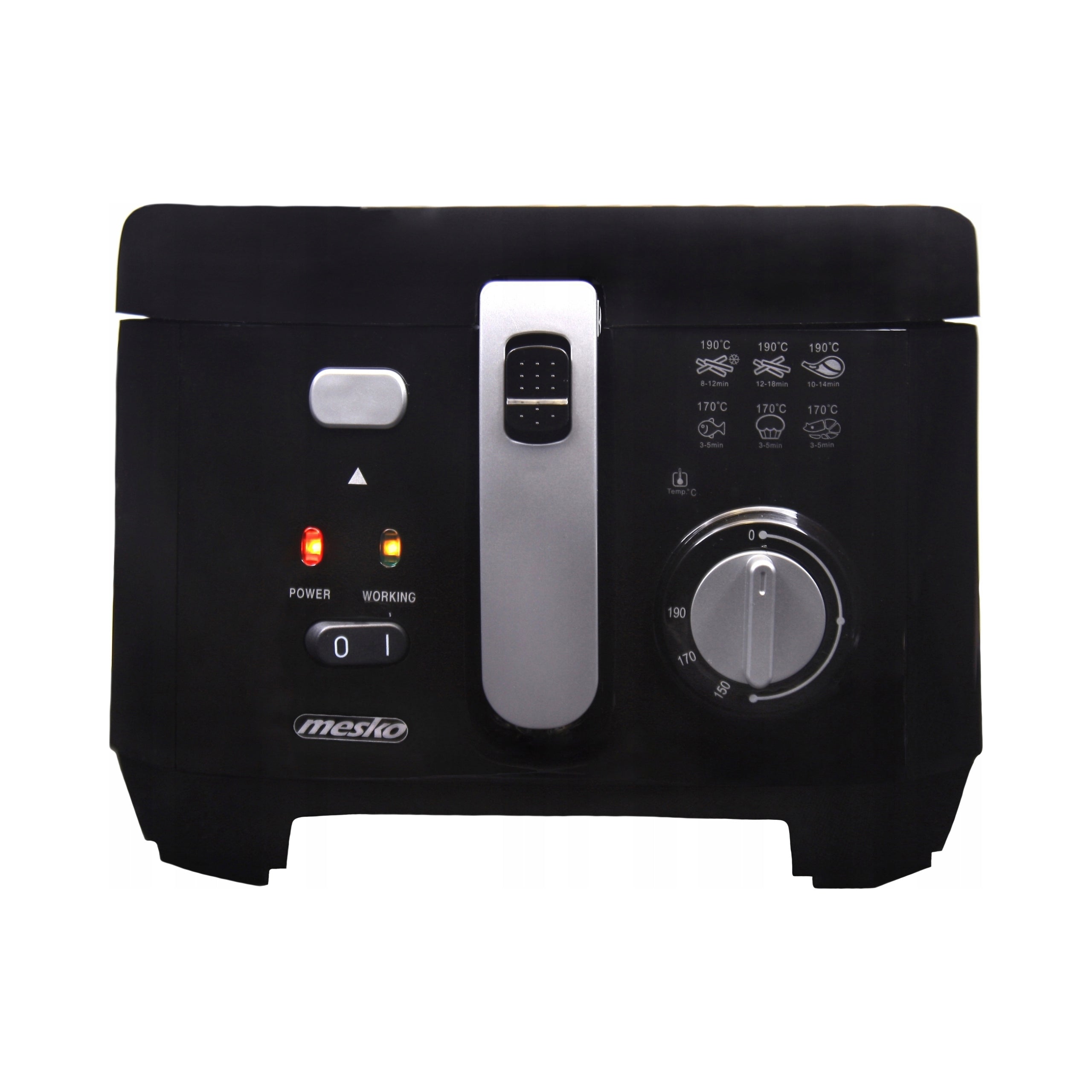 2X Traditional electric fryer 2,5 L 1800W| Mesko MS4908
