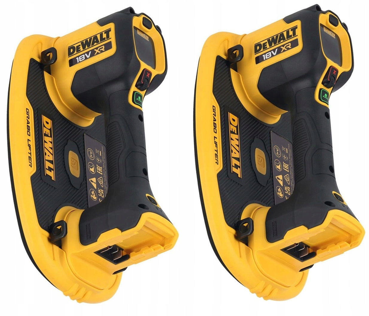 2X VACUUM LIFT 18V GRABO DeWALT DCE590N SUCTION CUP FOR TILE GLASS