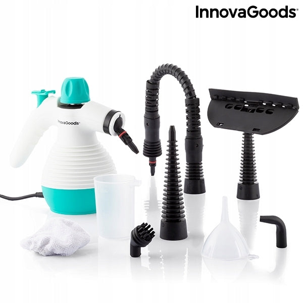 2X Versatile 9 in 1 Hand Steamer InnovaGoods 1000 W / 0,35 l eco Power 1000 W