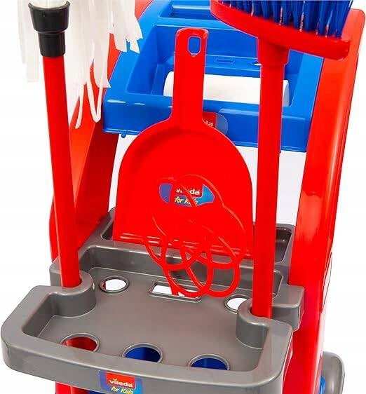 2X Vileda Maxi Cleaning Cart for Kids 3+ Accessory Set Manufacturer code IAM01000