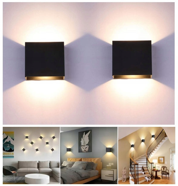 2X Wall lamp living room hallway wall lamp