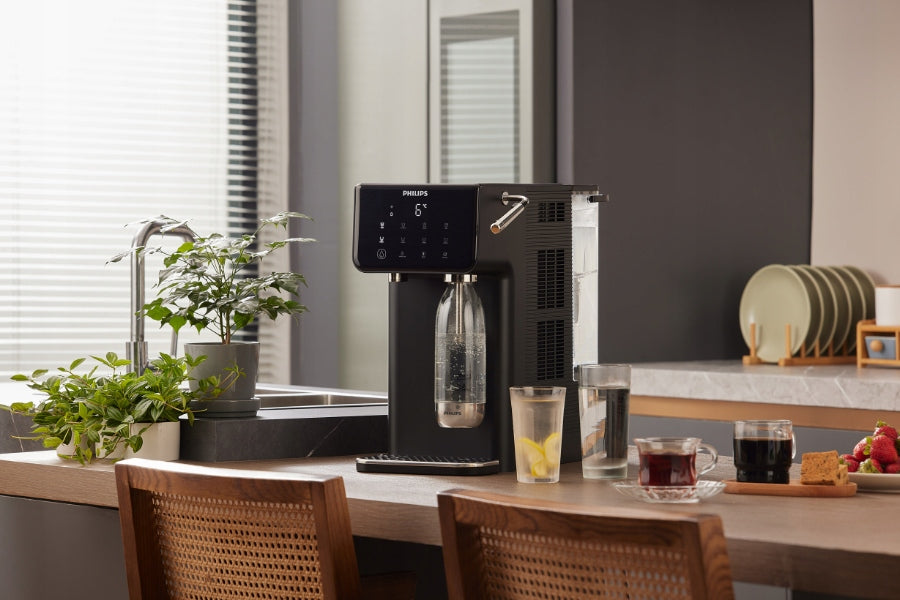 2X Water Dispenser with saturator PHILIPS ADD5962BK/10 Black Model ADD5962BK