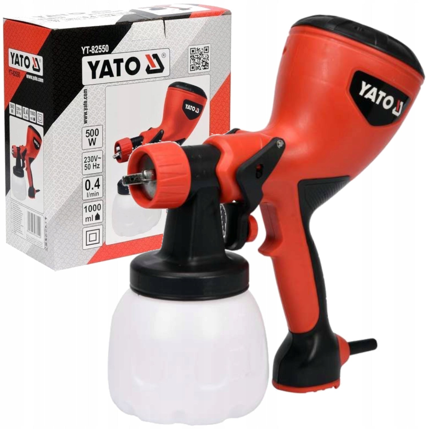 2X YATO SPRAY PAINT GUN 500W YT-82550 Brand Yato