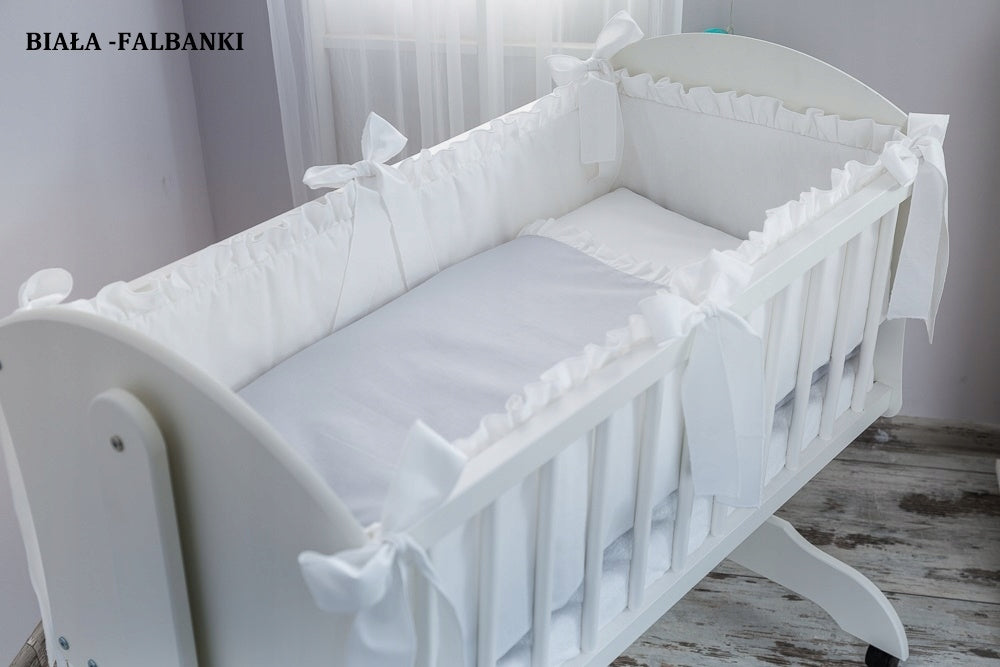 2el BEDDING WITH FRILLS for cradle -covers Brand Baby-Raj