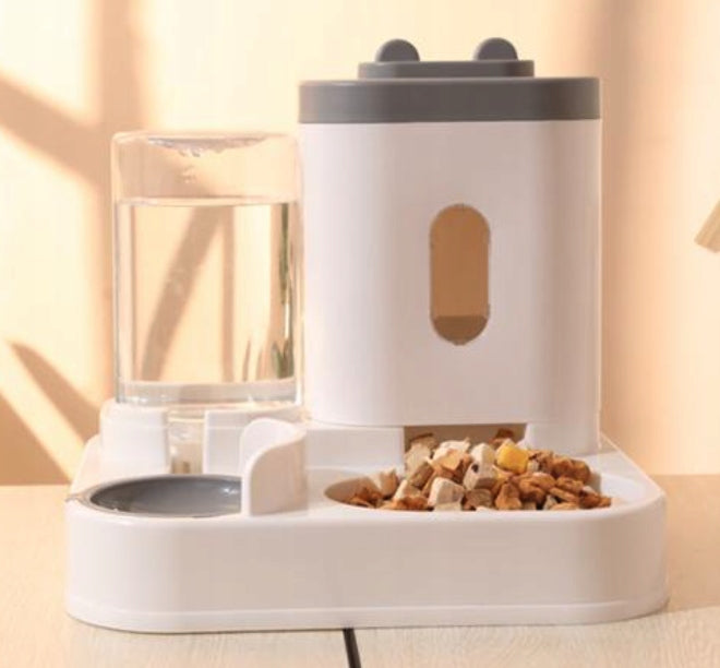 2in1 AUTOMATIC FOOD AND WATER FEEDER DOUBLE CAT DOG BOWL DISPENSER Brand no brand